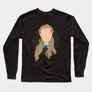 Enola Holmes Minimalist Portrait Circle Design Long Sleeve T-Shirt